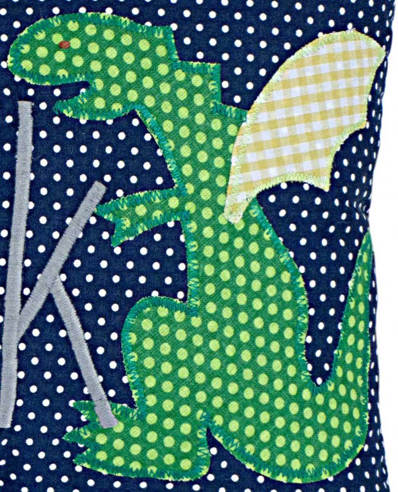 crêpes suzette Namenskissen für starke Ritter und Drachenkämpfer, Farbe: Dunkelblau