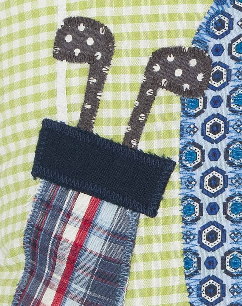 crêpes suzette Namenskissen Golf, Golfspieler, Farbe: Grün kariert