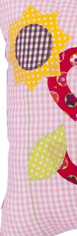 crêpes suzette Individuelles Kissen mit Namen bestickt - niedlicher Hase aus Plüsch, Farbe: Rosa kariert