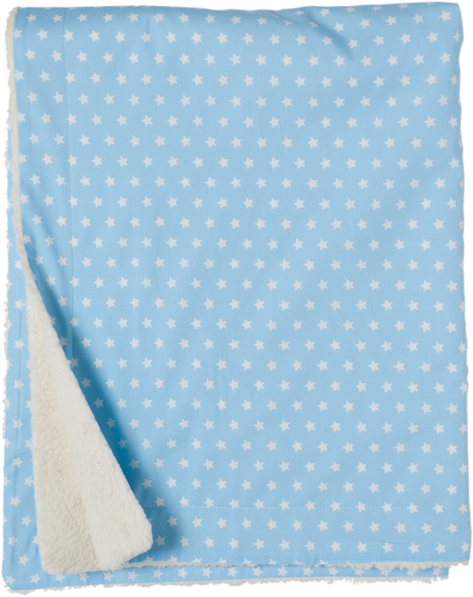 crêpes suzette Krabbeldecke mit Teddyfellrückseite, Babydecke, – Größe: 70cm x 90cm