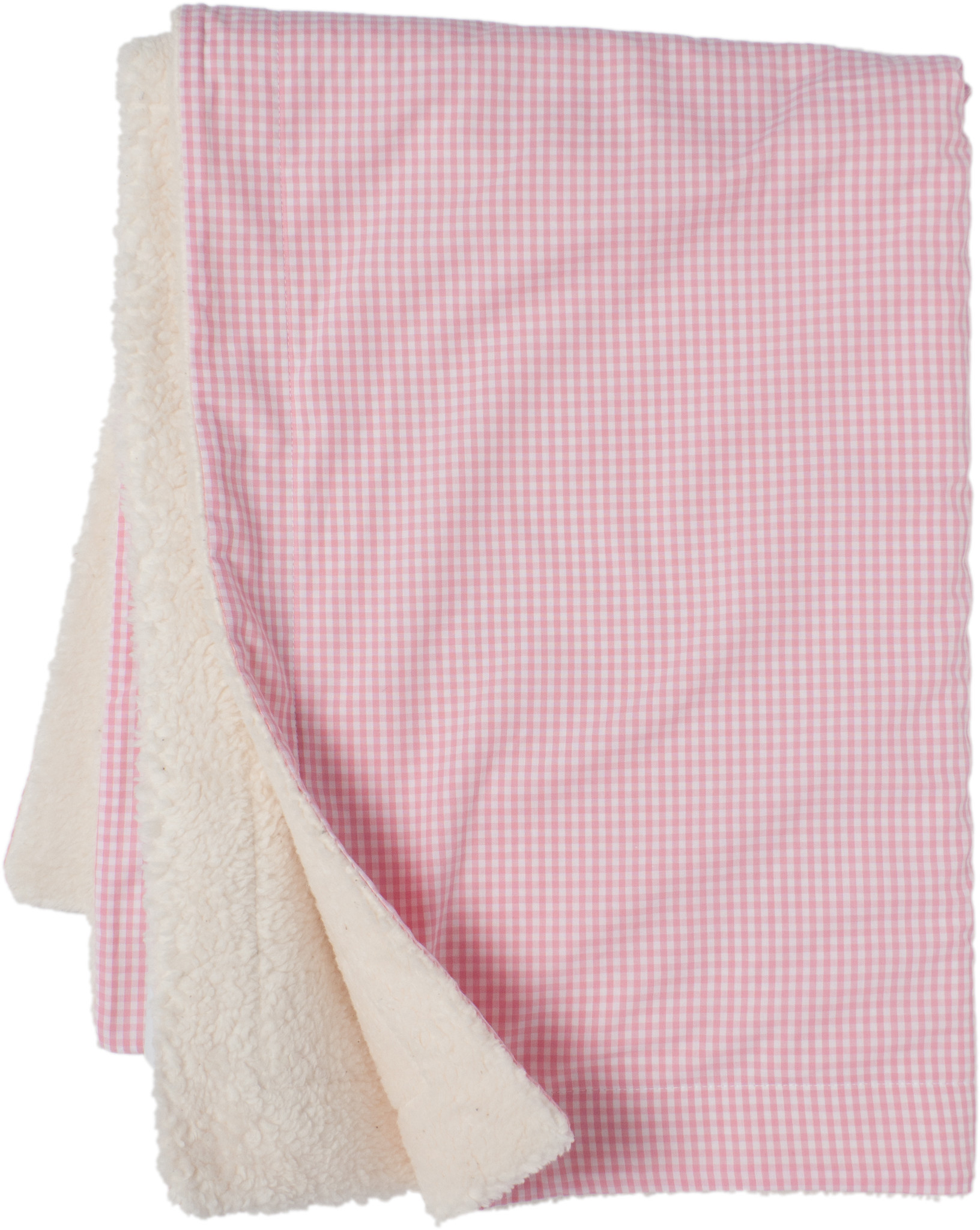 crêpes suzette Krabbeldecke mit Teddyfellrückseite, Babydecke, – Größe: 70cm x 90cm