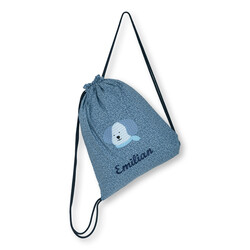 crêpes suzette Turnbeutel mit Namen bestickt, Motiv Hund