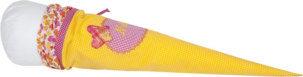 crêpes suzette 10er Schultütenkissen, Kissen für Schultüte - Stoffschultüte wandelbar zum Kuschelkissen – 10er Set Schultütenkissen für große Schultüten