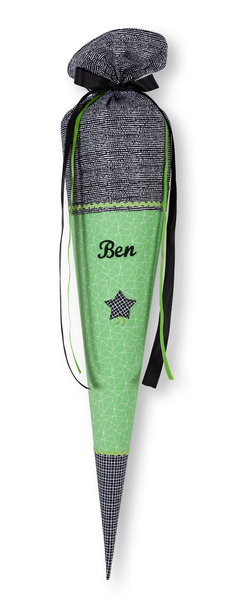 crêpes suzette Coole, schlichte Schultüte passend zu Schulranzen – Schultüte mit Wunschnamen