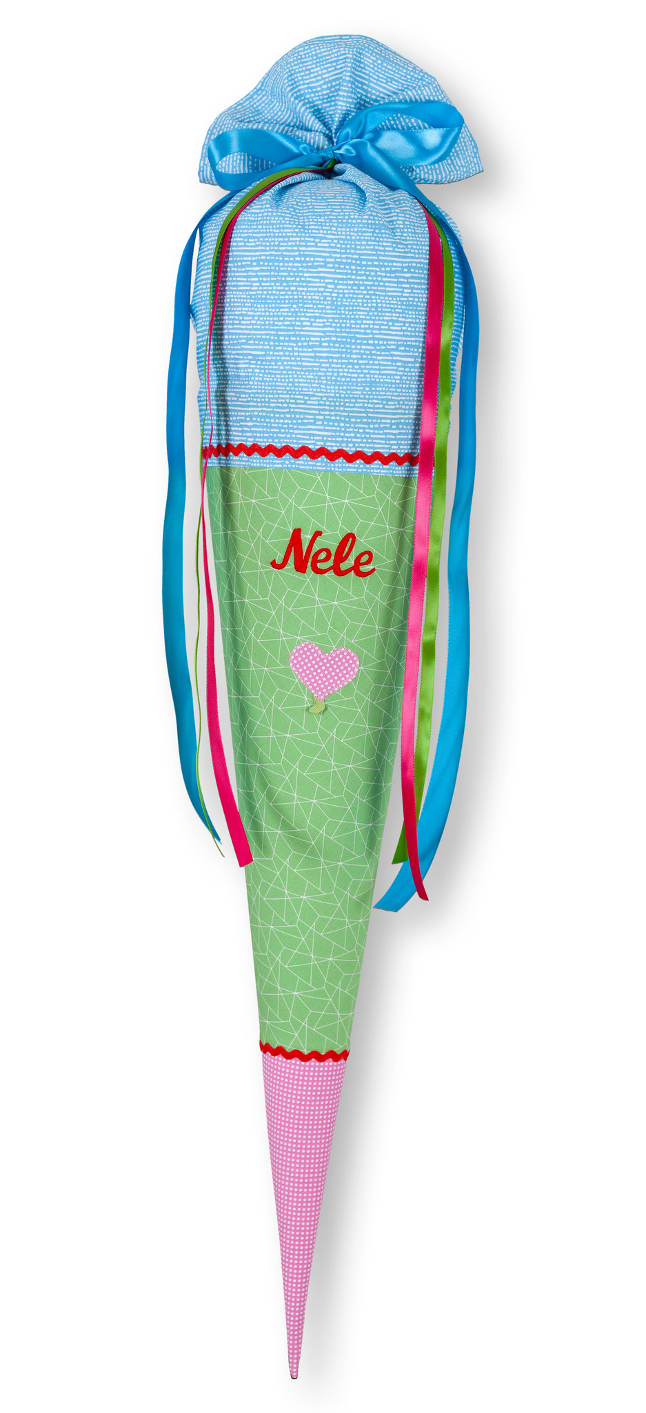 crêpes suzette Coole, schlichte Schultüte passend zu Schulranzen – Schultüte mit Wunschnamen