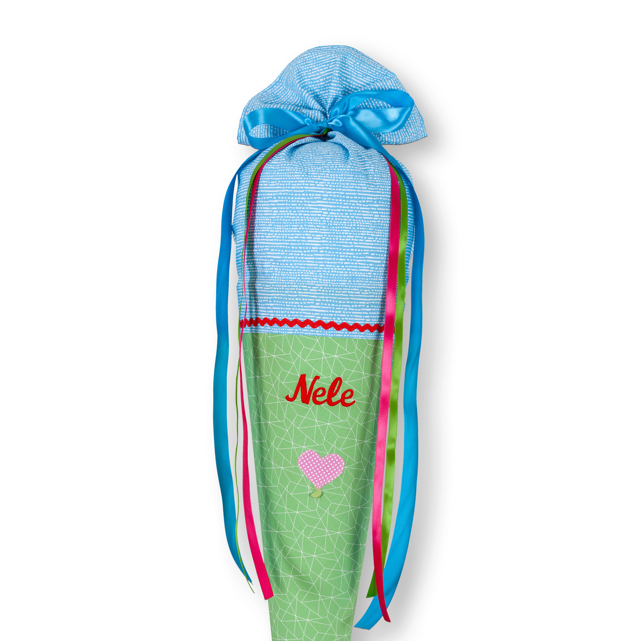 crêpes suzette Coole, schlichte Schultüte passend zu Schulranzen – Schultüte mit Wunschnamen