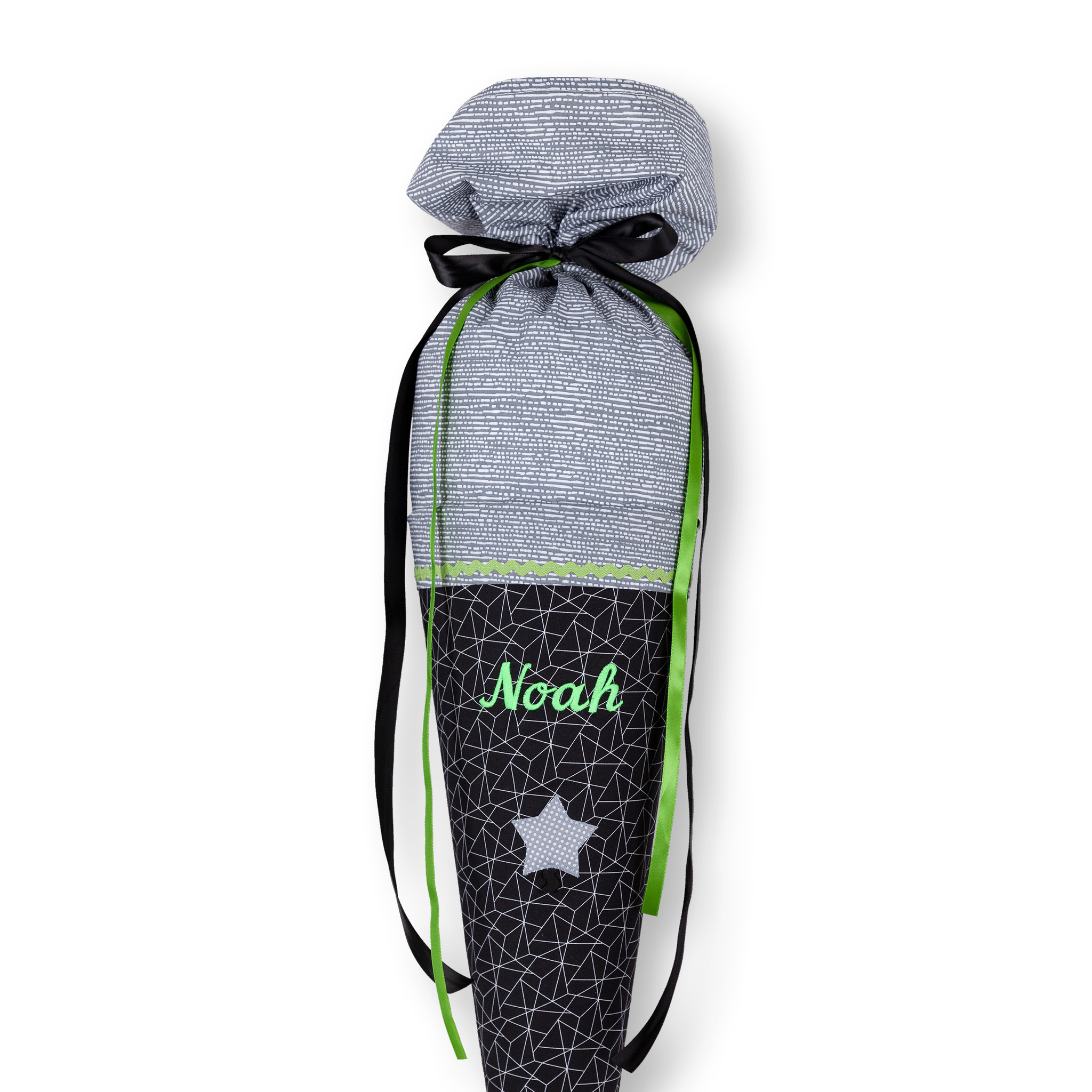 crêpes suzette Coole, schlichte Schultüte passend zu Schulranzen – Schultüte mit Wunschnamen