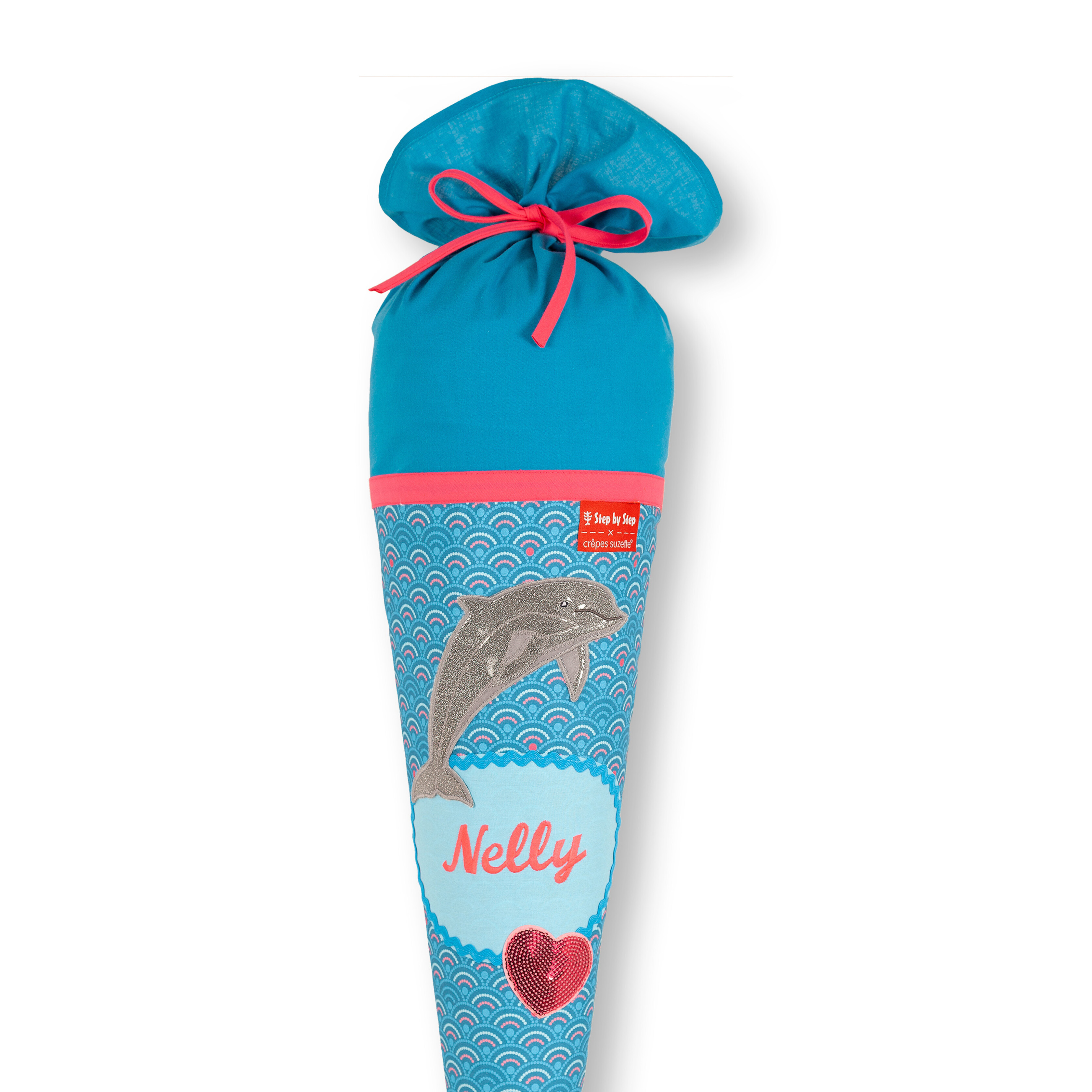Schultüte passend zu Step by Step Dolphin Pippa | mit Namen | crêpes ...