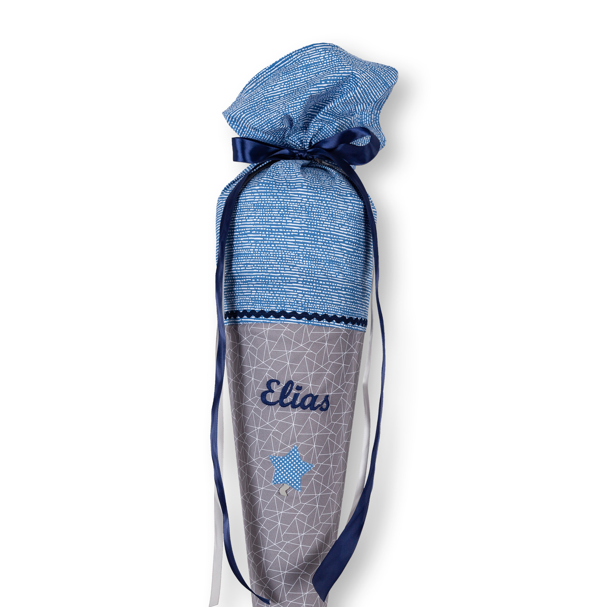 crêpes suzette Coole, schlichte Schultüte passend zu Schulranzen – Schultüte mit Wunschnamen