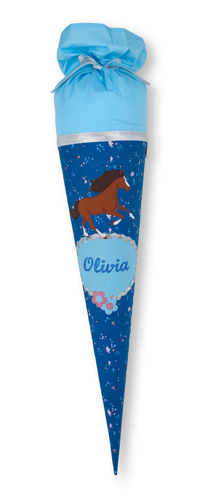 crêpes suzette Stoffschultüte Wild Horse Ronja Step by Step  perfekt für den Schulanfang – Variante: mit Wunschnamen