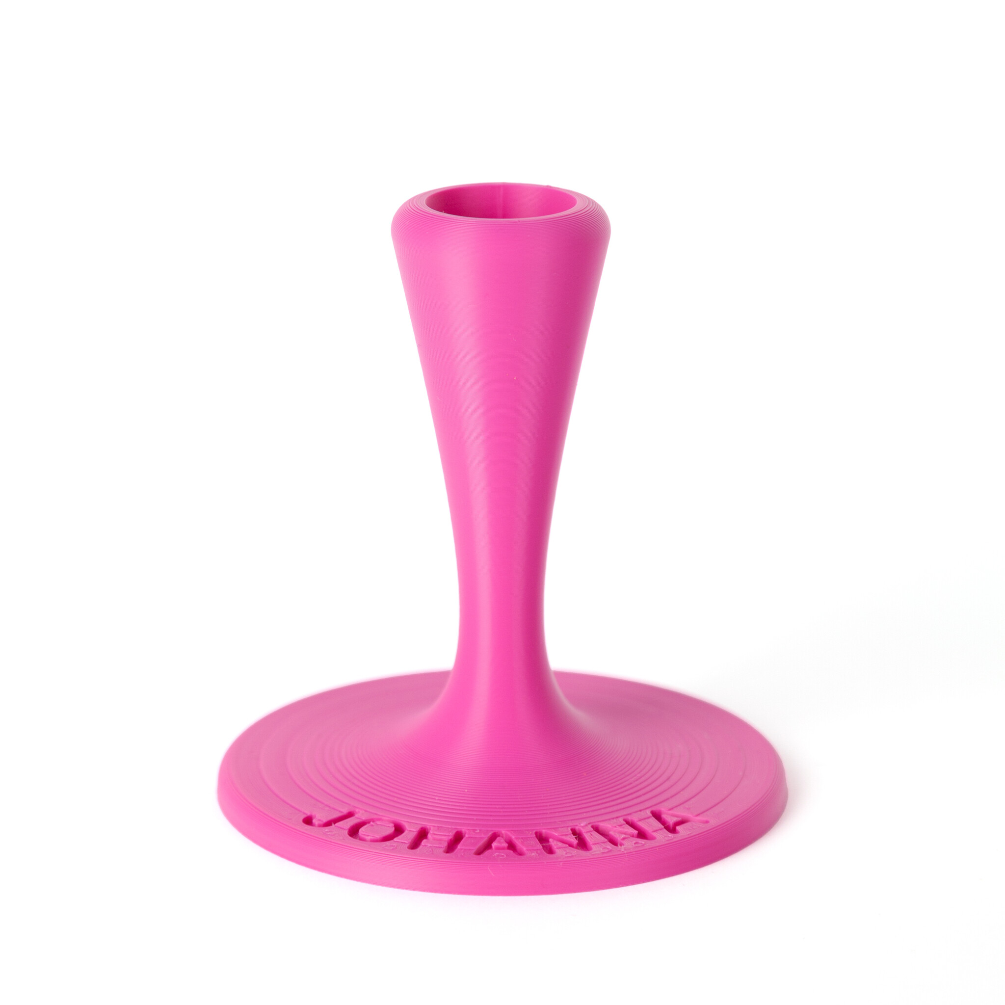 crêpes suzette Schultütenständer passen für unsere Stoffschultüten in blumigen Farben – Beschriftung: mit Beschriftung, Farbe: rosa