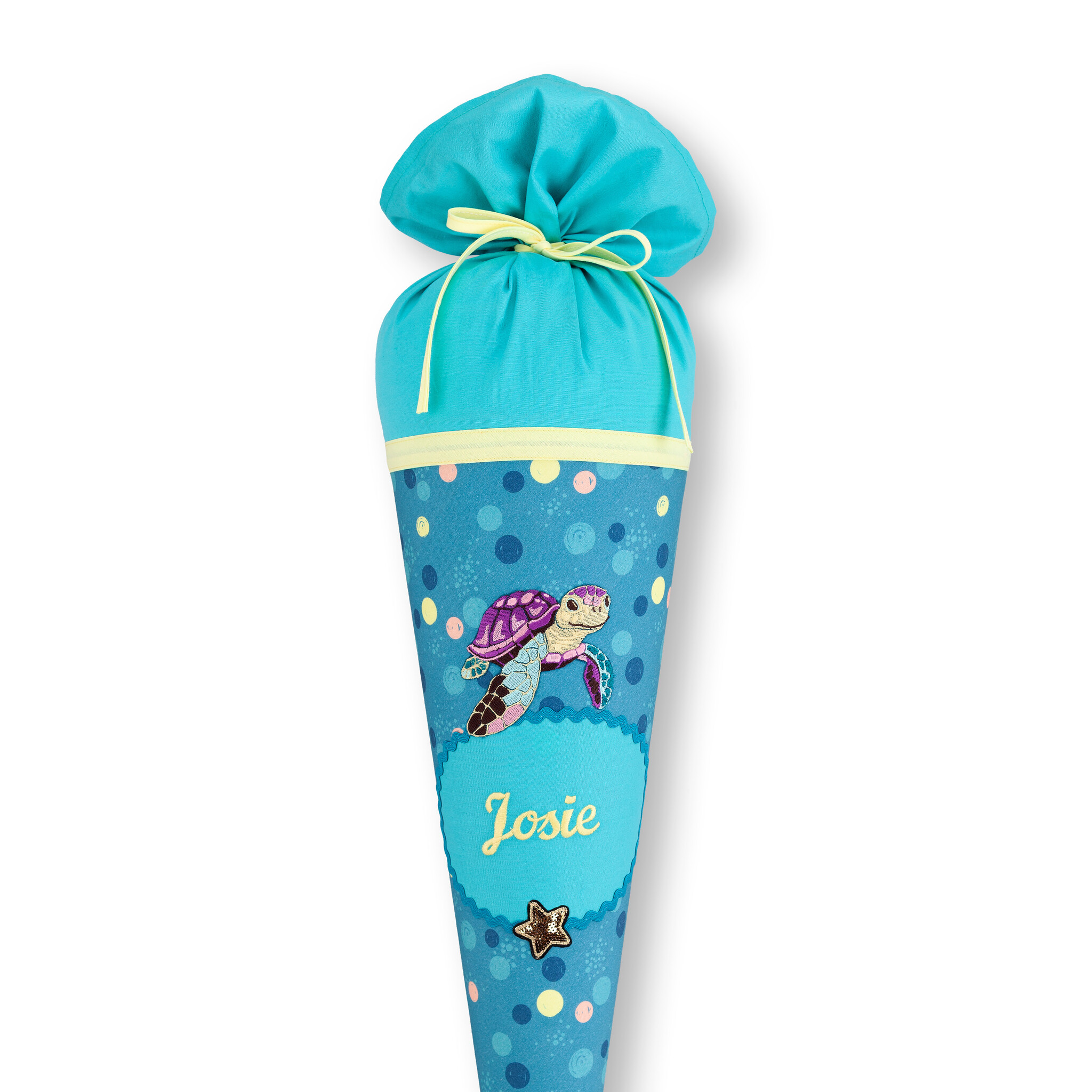 Stoffschultüte Turtle Josie • Handgenäht & personalisiert ✔ lizensiert durch Step by Step