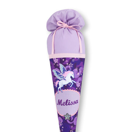 crêpes suzette Stoffschultüte Pegasus Liv • Handgenäht & personalisiert mit Pegasus