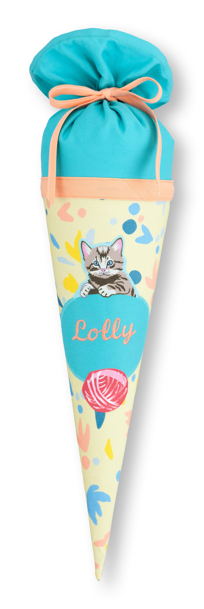 crêpes suzette Geschwisterschultüte passend zu Step by Step Schulranzen Cat Lilly, bestickt mit Wunschnamen  - Copy – Varianten: mit Motiv und Namensbestickung