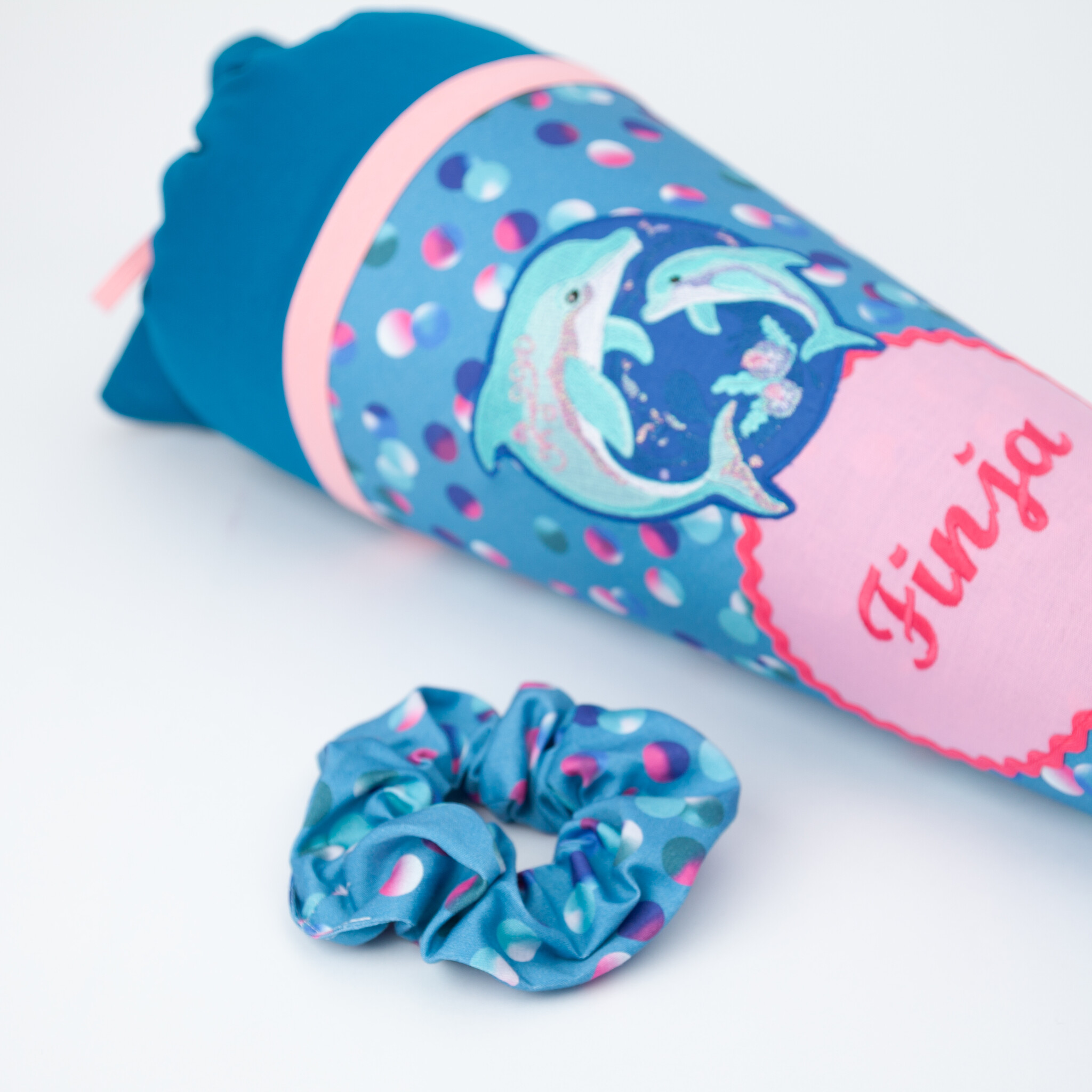 crêpes suzette Scrunchie Haargummi für die passende Frisur zur Einschulung