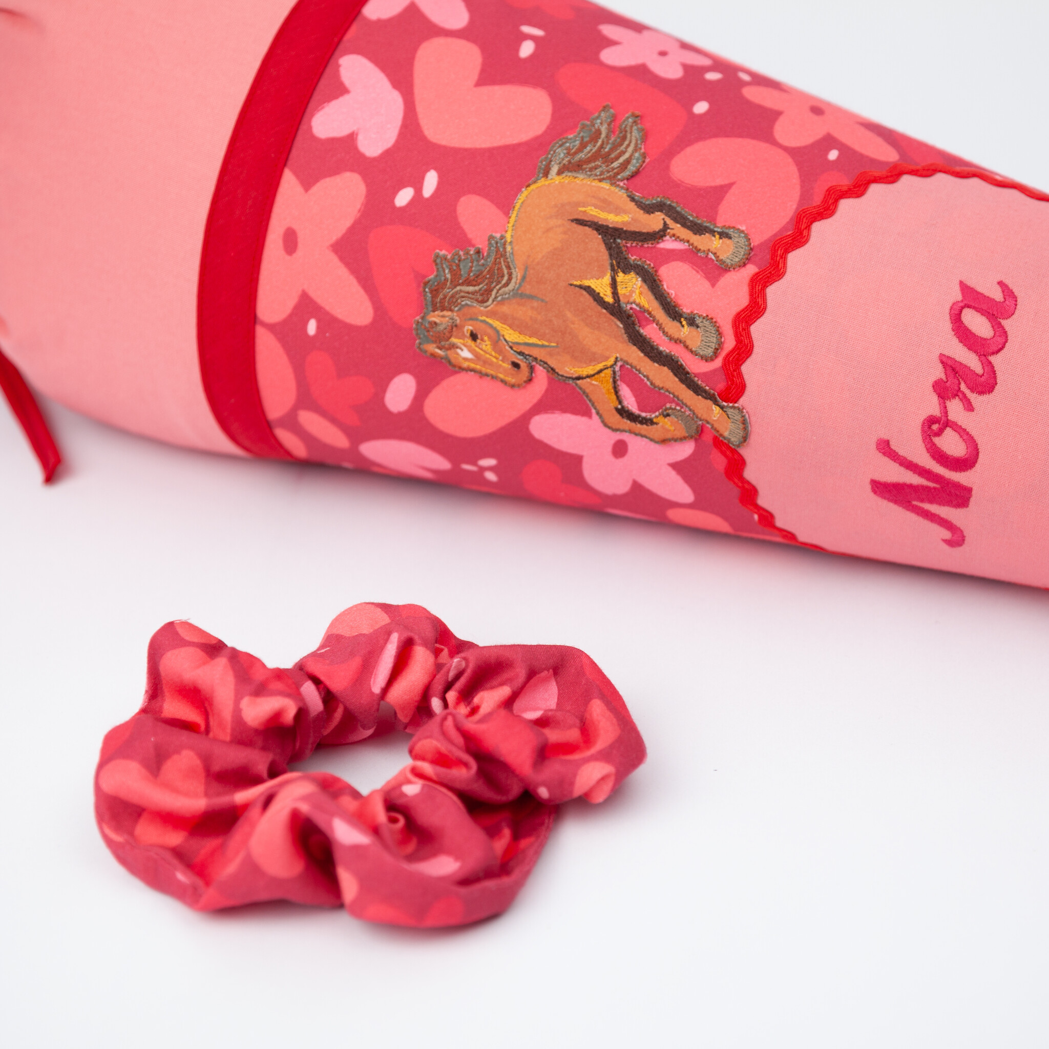 crêpes suzette Scrunchie Haargummi für die passende Frisur zur Einschulung