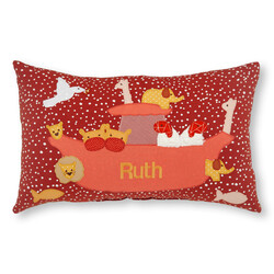 crêpes suzette Namenskissen I Arche Noah I Rostrot I mit Wunschnamen