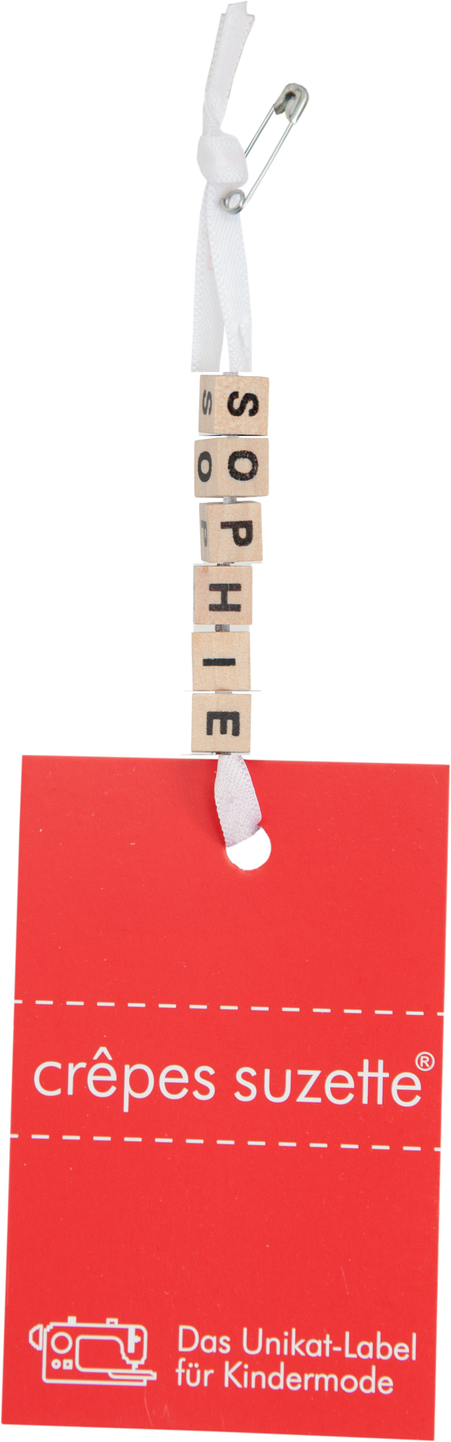 crêpes suzette Personalisiertes Namenskissen in rosa kariert mit Krone und Stern I Geschenk zur Geburt, Taufe oder Geburtstag