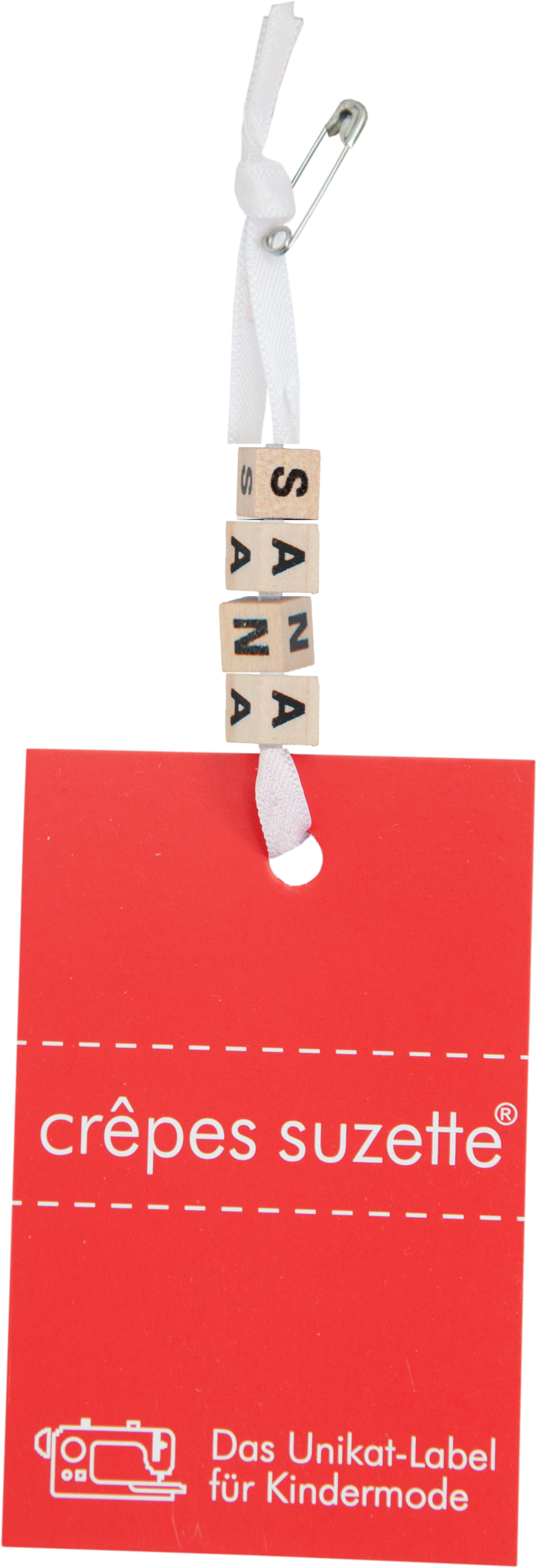 crêpes suzette Personalisiertes Namenskissen in hellblau kariert mit Löwe, Elefant und Giraffe I Geschenk zur Geburt, Taufe oder Geburtstag