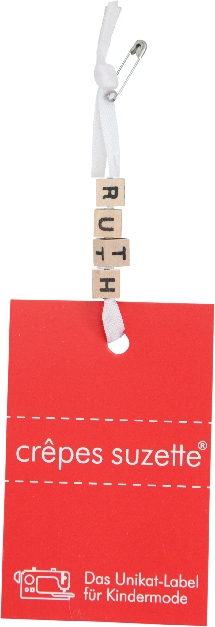 crêpes suzette Personalisiertes Namenskissen in rostrot mit Arche Noah, Löwe und Elefant I Geschenk zur Geburt, Taufe oder Geburtstag