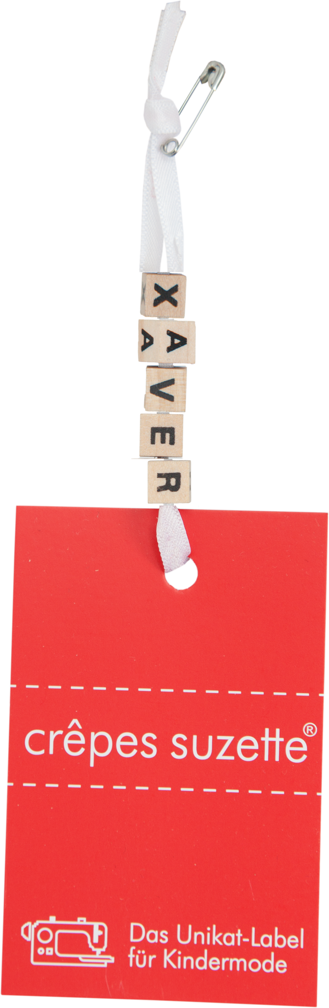 crêpes suzette Personalisiertes Namenskissen in grau kariert mit Sternen in Blau und Grau I Geschenk zur Geburt, Taufe oder Geburtstag