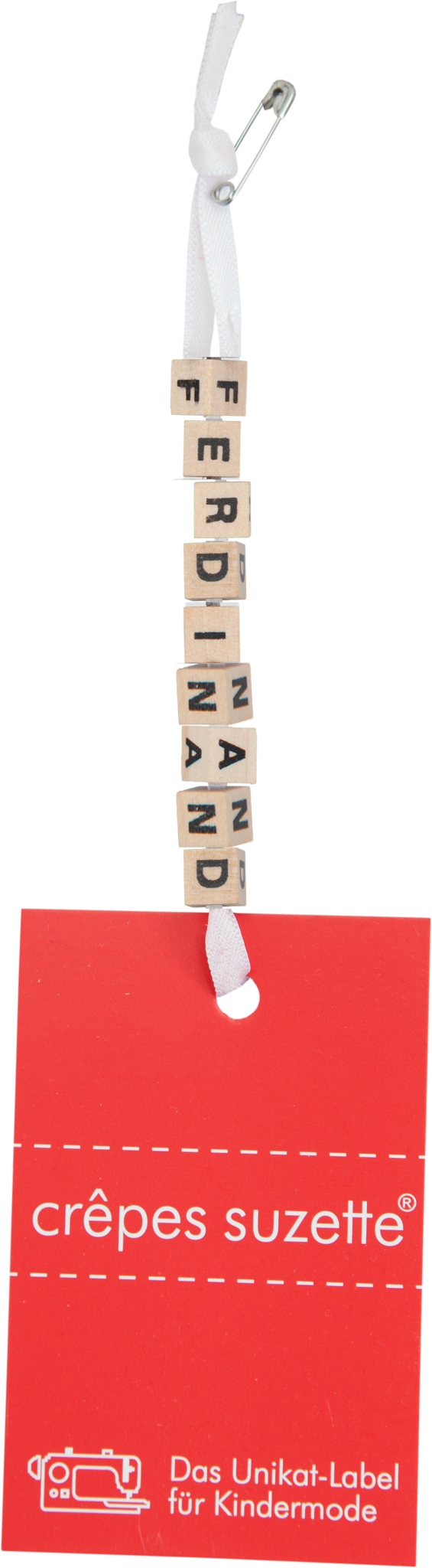 crêpes suzette Personalisiertes Namenskissen in hellblau kariert mit Löwe, Koala und Panda auf einem Ast I Geschenk zur Geburt, Taufe oder Geburtstag