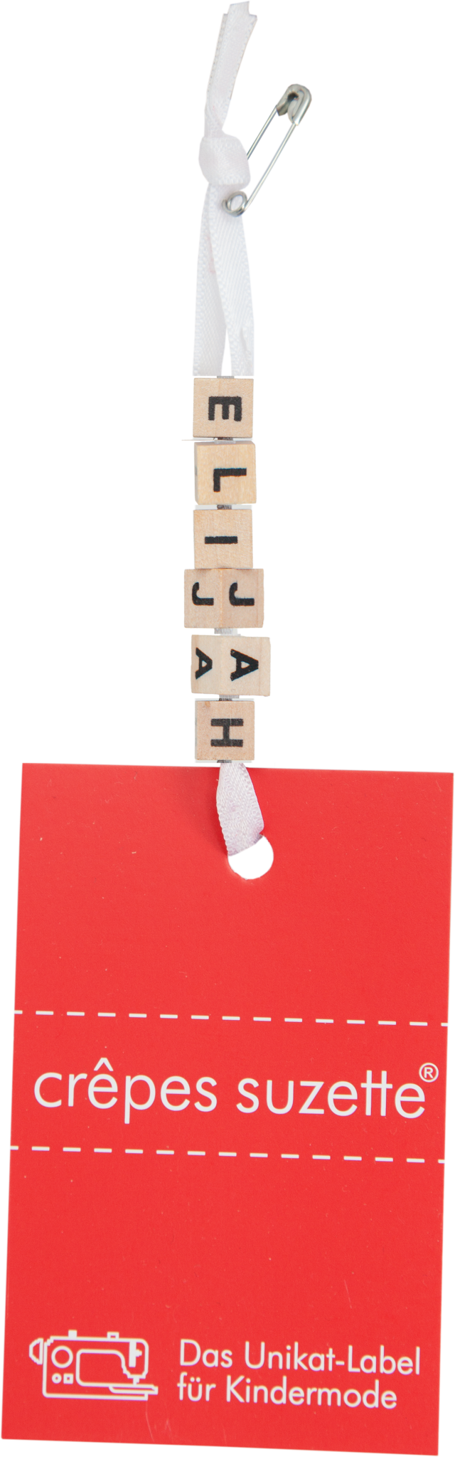 crêpes suzette Personalisiertes Namenskissen in beige kariert mit Regenbogen mit Nilpferd, Löwe und Giraffe I Geschenk zur Geburt, Taufe oder Geburtstag