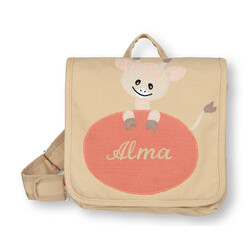 crêpes suzette crêpes suzette Kindergartentasche mit Namen bestickt Motiv: Giraffe