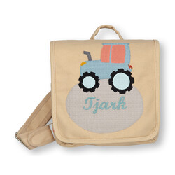 crêpes suzette crêpes suzette Kindergartentasche mit Namen bestickt Motiv: Traktor