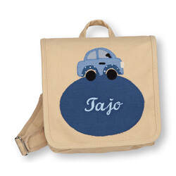 crêpes suzette crêpes suzette Kindergartentasche mit Namen bestickt Motiv: Auto