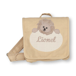 crêpes suzette crêpes suzette Kindergartentasche mit Namen bestickt Motiv: Löwe