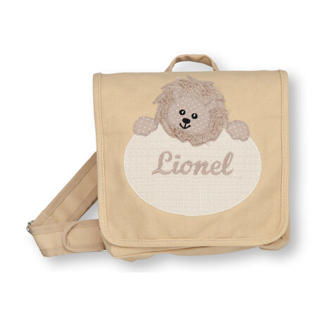 crêpes suzette crêpes suzette Kindergartentasche mit Namen bestickt Motiv: Löwe