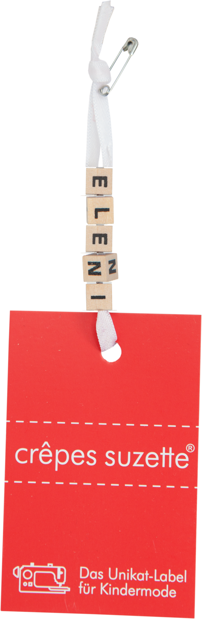 crêpes suzette Namenskissen Lama für Mädchen zur Taufe, Farbe: Rosa Mint