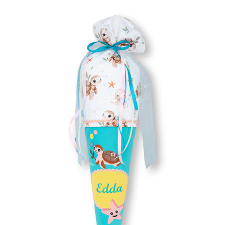 crêpes suzette crêpes suzette Schultüte aus Stoff Unterwasser | personalisiert