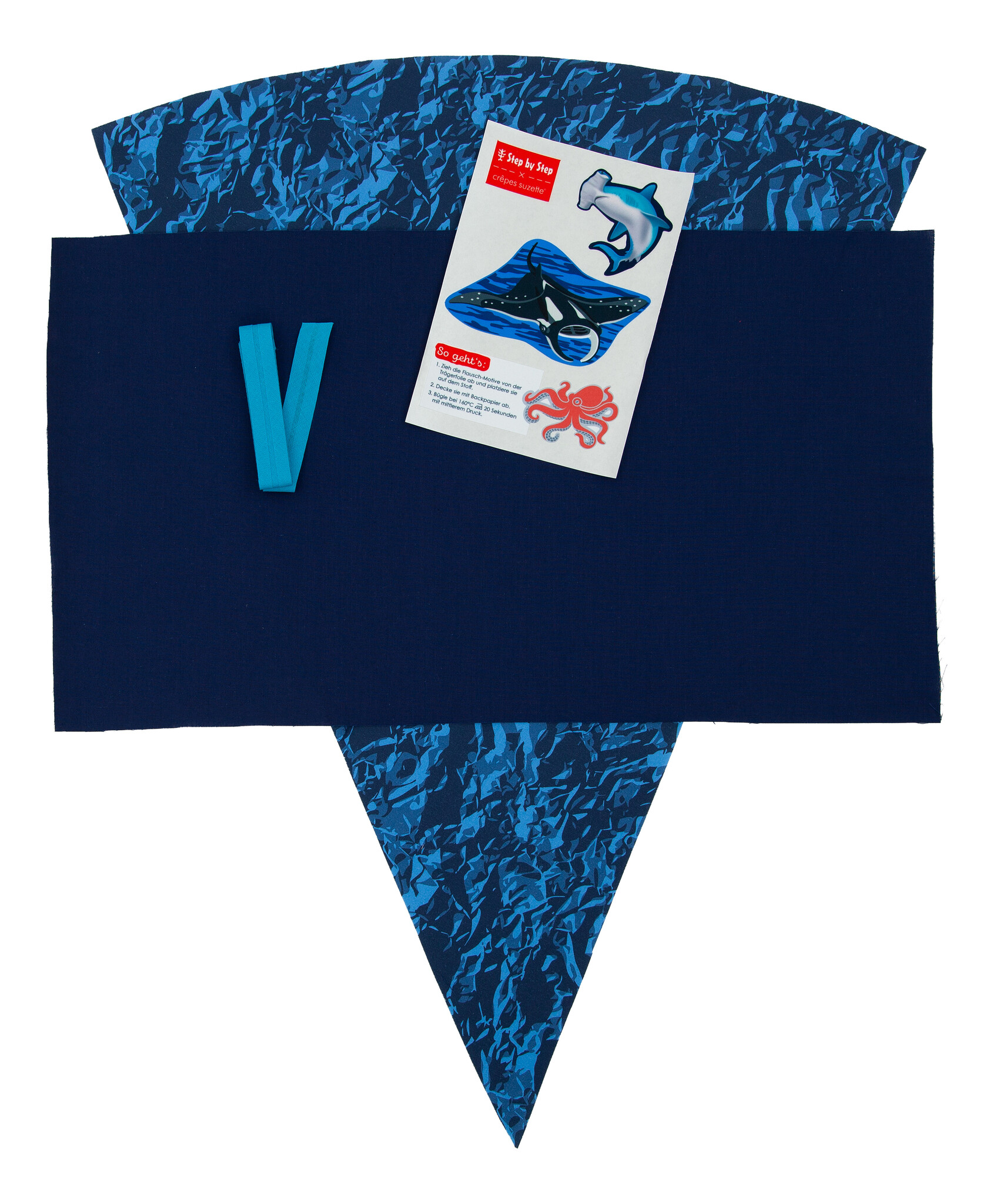 crêpes suzette Nähset für Stoffschultüte Manta Rio – Step by Step x crêpes suzette | Schultüte selber nähen – Nähset Manta Rio