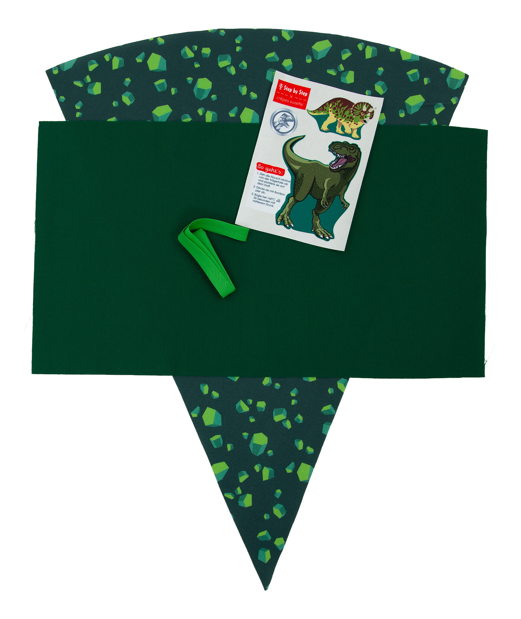 crêpes suzette Nähset für Stoffschultüte Dino Targo – Step by Step x crêpes suzette | Schultüte selber nähen – Nähset Dino Targo