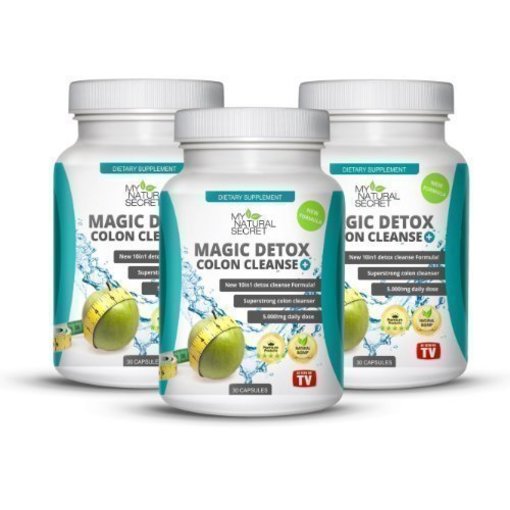 MyNaturalSecret Valuepak 3 x Magic Detox colon cleanse 5000