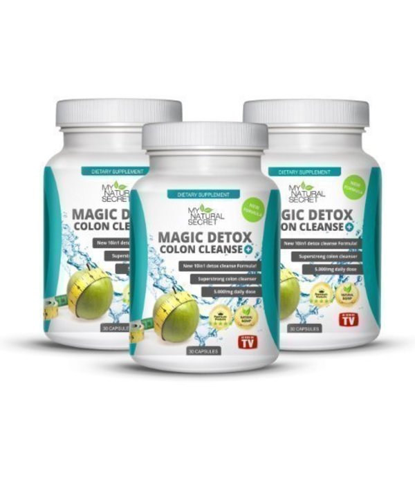 MyNaturalSecret Valuepak 3 x Magic Detox colon cleanse 5000