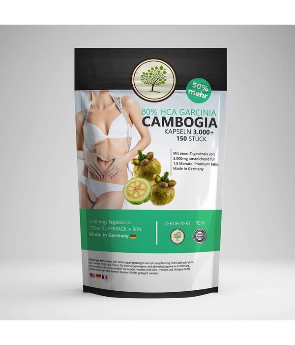 Better originals USA 80% HCA 100% PURE! Original Garcinia Cambogia in maximaler Stärke - 3.000mg!