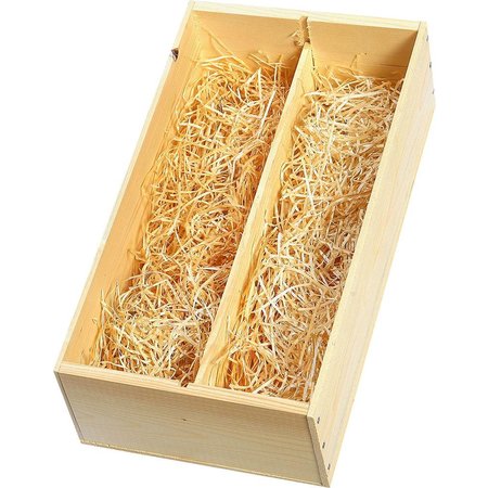 Wooden gift box 2 bottles