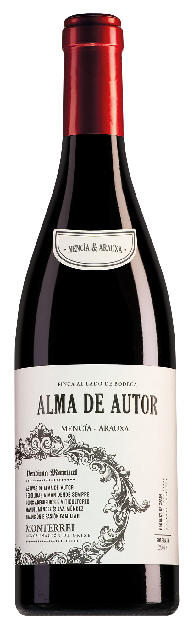 Pazo do Mar Monterrei Alma de Autor Mencia-Arauxa 2019 | Het Wijnportaal