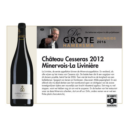 Château Cesseras Minervois La Livinière 2023