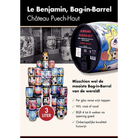 Puech Haut Le Benjamin Red 3 Ltr Barrel