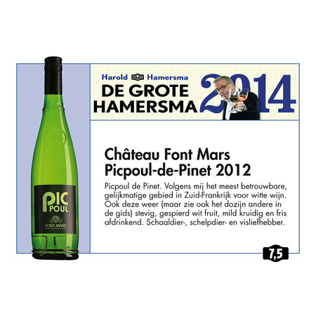 Domaine Font Mars Picpoul-de-Pinet 2022