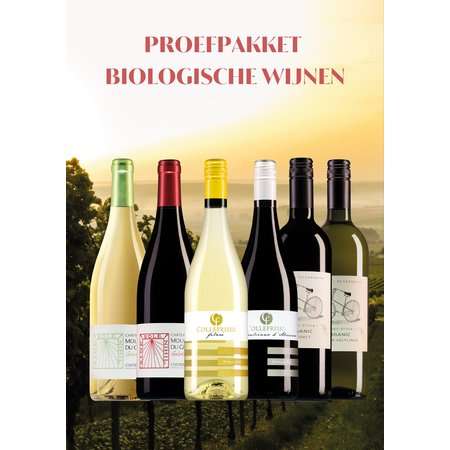 Proefpakket biologische wijnen