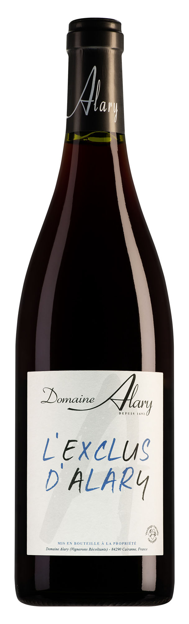 Domaine Alary Principauté d'Orange L'Exclus 2024