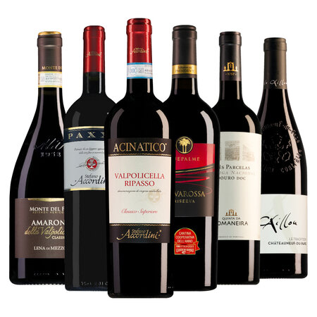 Wine package Powerful Christmas red