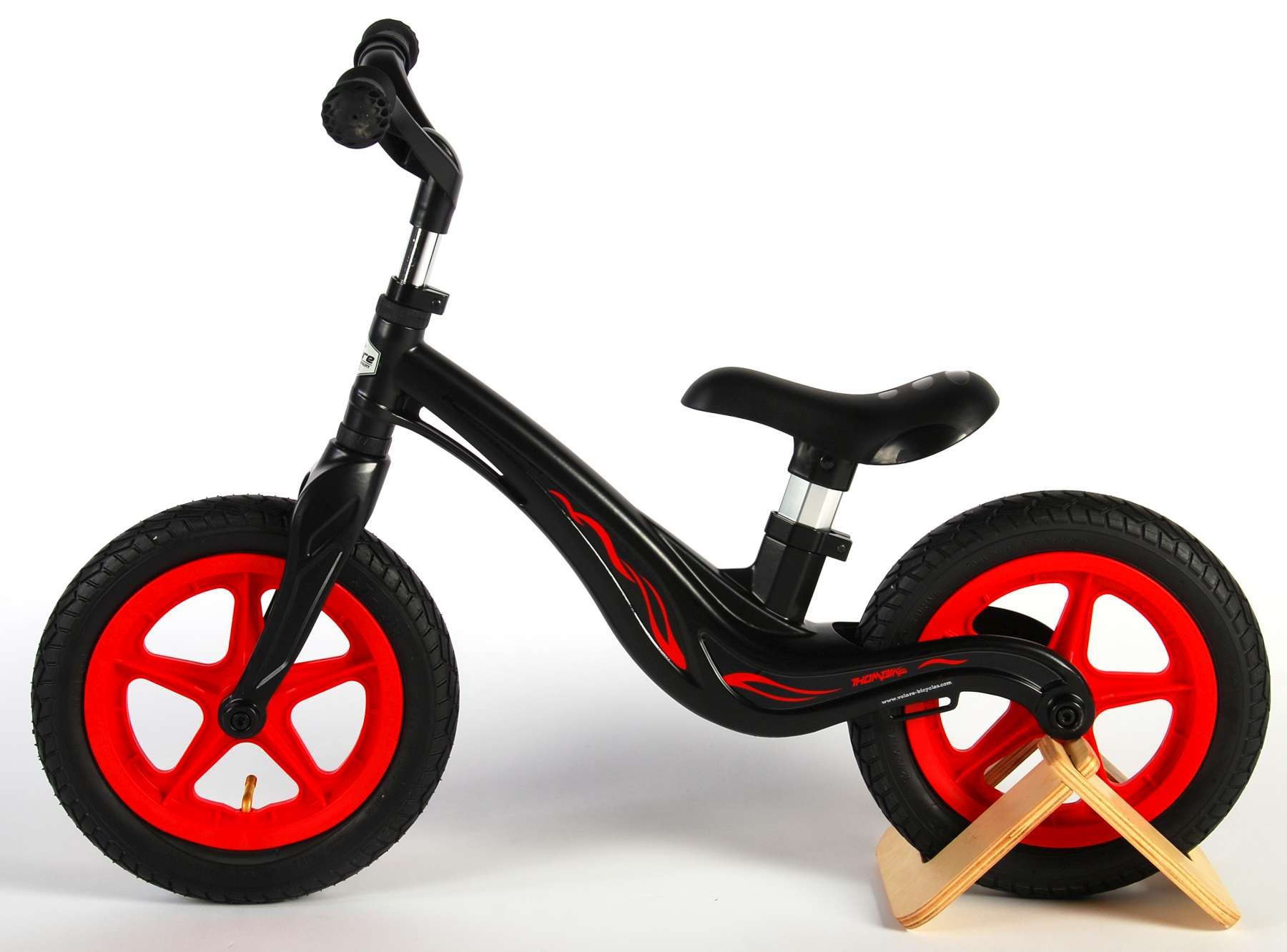 VOLARE MAGNESIUM LOOPFIETS - JONGENS EN MEISJES - 12 INCH - ZWART -  Wheelz4Kids™