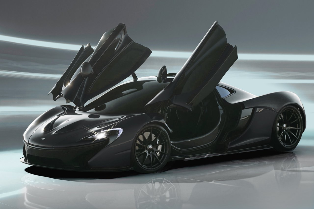 MC LAREN P1 1:14 27 MHZ MANUAL DOOR ZWART - Wheelz4Kids™