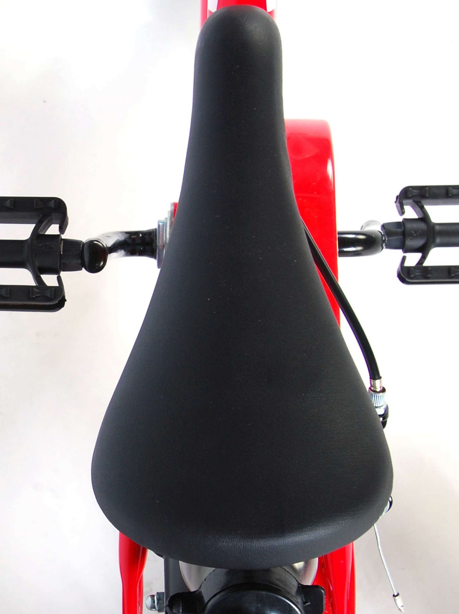 CARS KINDERFIETS 14 INCH ROOD, TWEE HANDREMMEN - Wheelz4Kids™